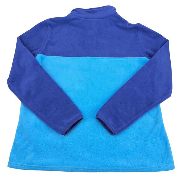 COLUMBIA Women's Benton Springs Fleece Half Snap Pullover Sz XXL Blue - Picture 8 of 8